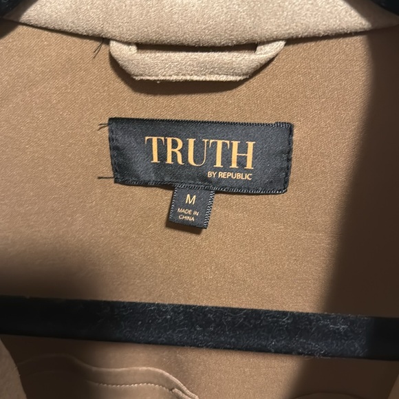 Light brown button up - size Large Medium, Truth by Republic - Picture 2 of 6